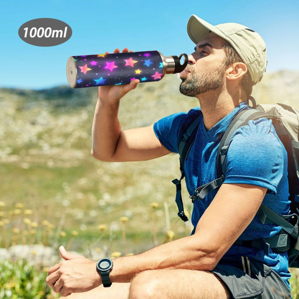 20 oz Insulated Stainless Steel Water Bottle with Straw Lid P842