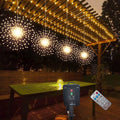 800 Led Solar Starburst Sphere Lights Waterproof Hanging Fairy Light D425
