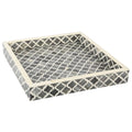Bone Inlay Serving Tray B17349