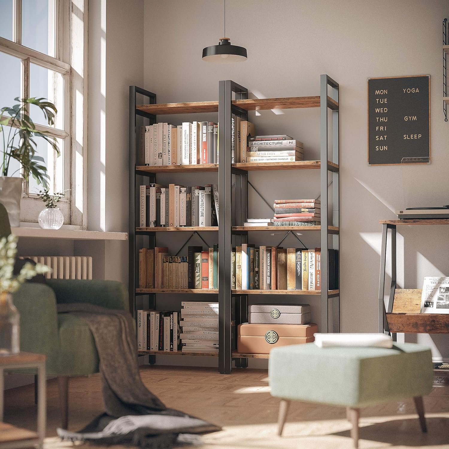 4-Tier Ladder Shelf Bookcase S60092
