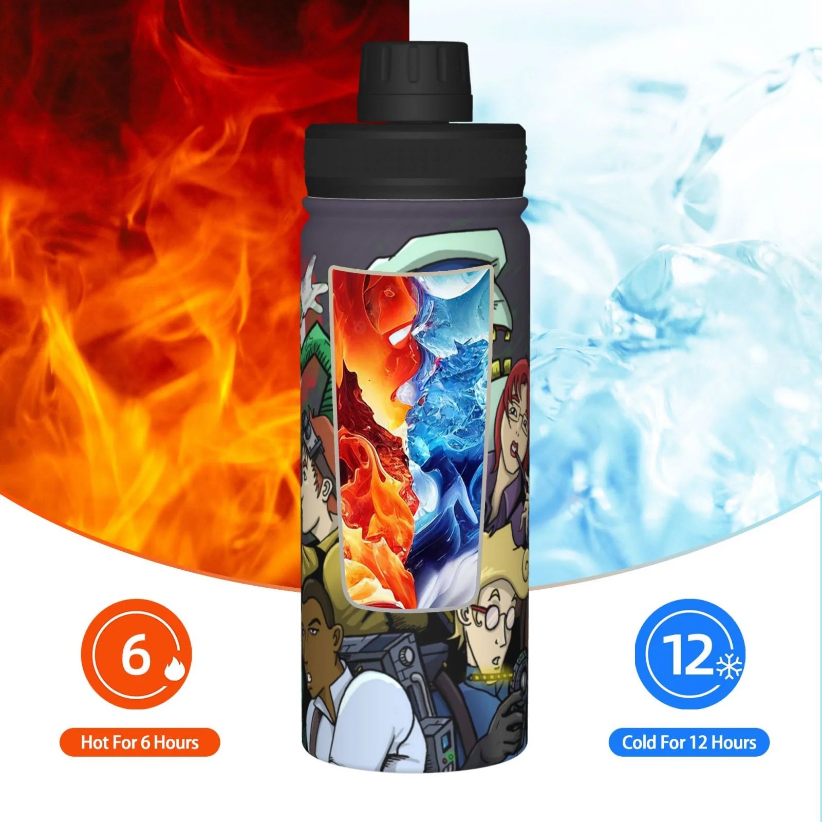 Insulated Stainless Steel Water Bottle 18OZ K2610
