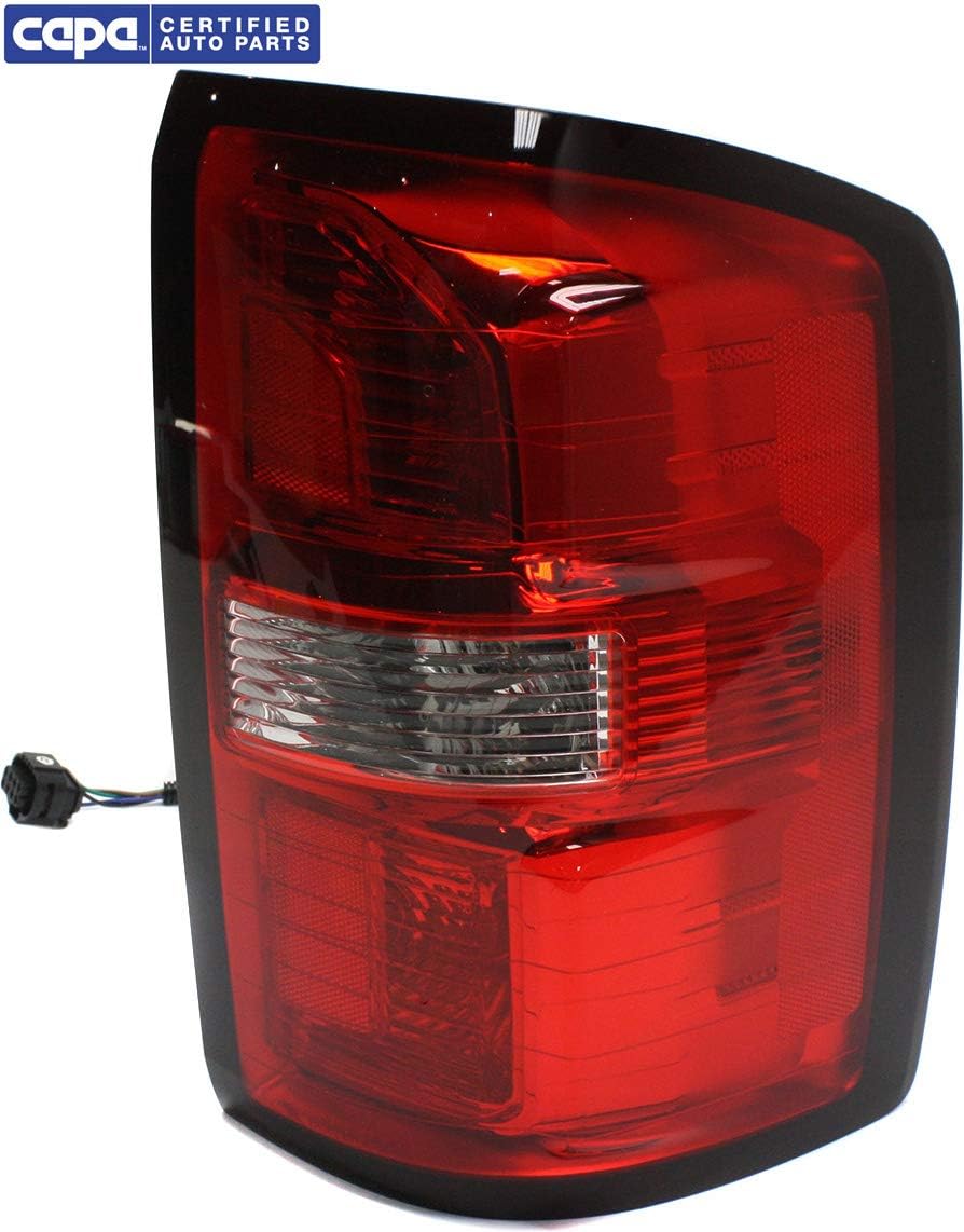 Tail Light Assembly Compatible with 2014-2015 GMC Sierra 1500/2015 GMC Sierra 2500 HD 3500 HD Passenger Side O44070