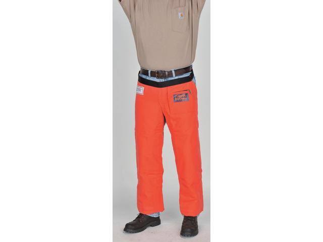 Orange Nylon Chain Saw Chaps W528977