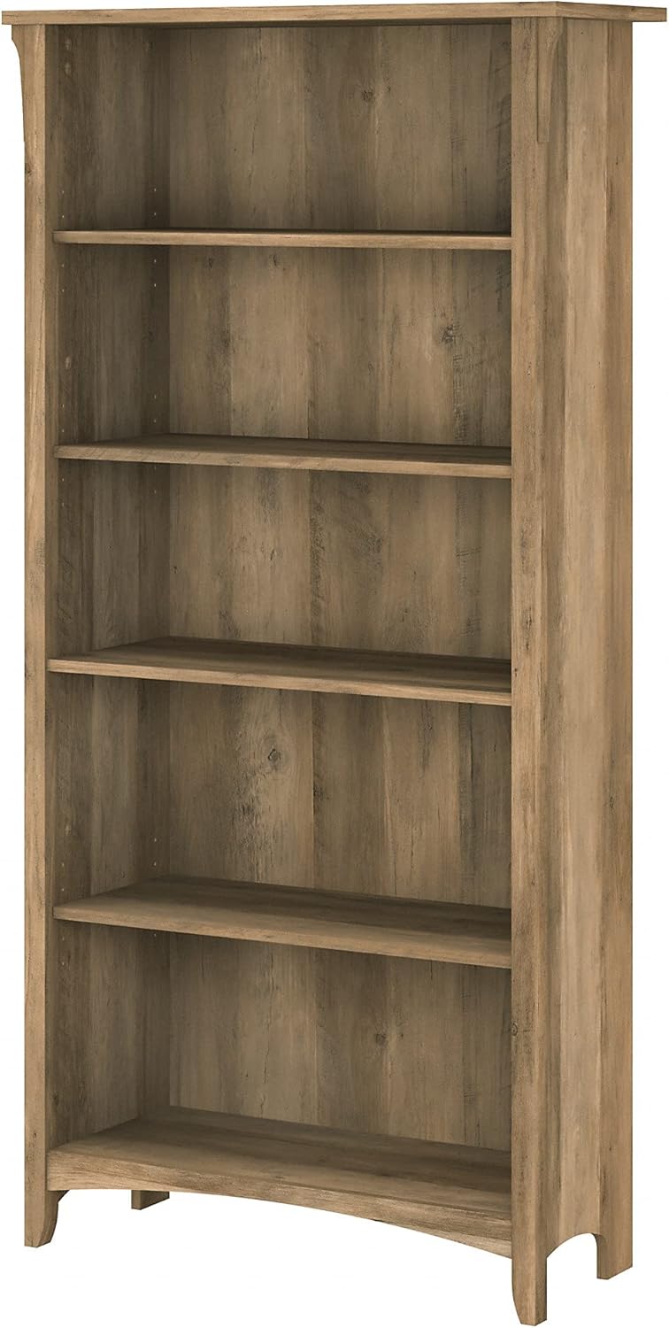 Tall 5 Shelf Bookcase, Reclaimed Pine H768497