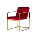 22x22 Wide Velvet Armchair V583260