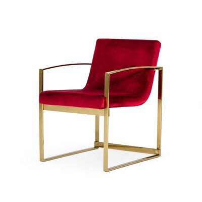 22x22 Wide Velvet Armchair V583260
