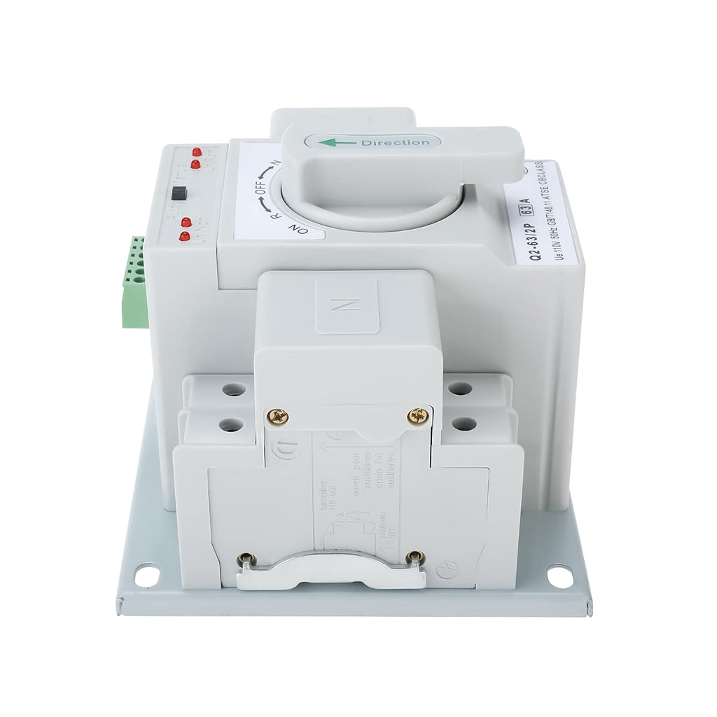 Mini Dual Power Automatic Transfer Switches 110V 2P 63A Pack of 2 G178