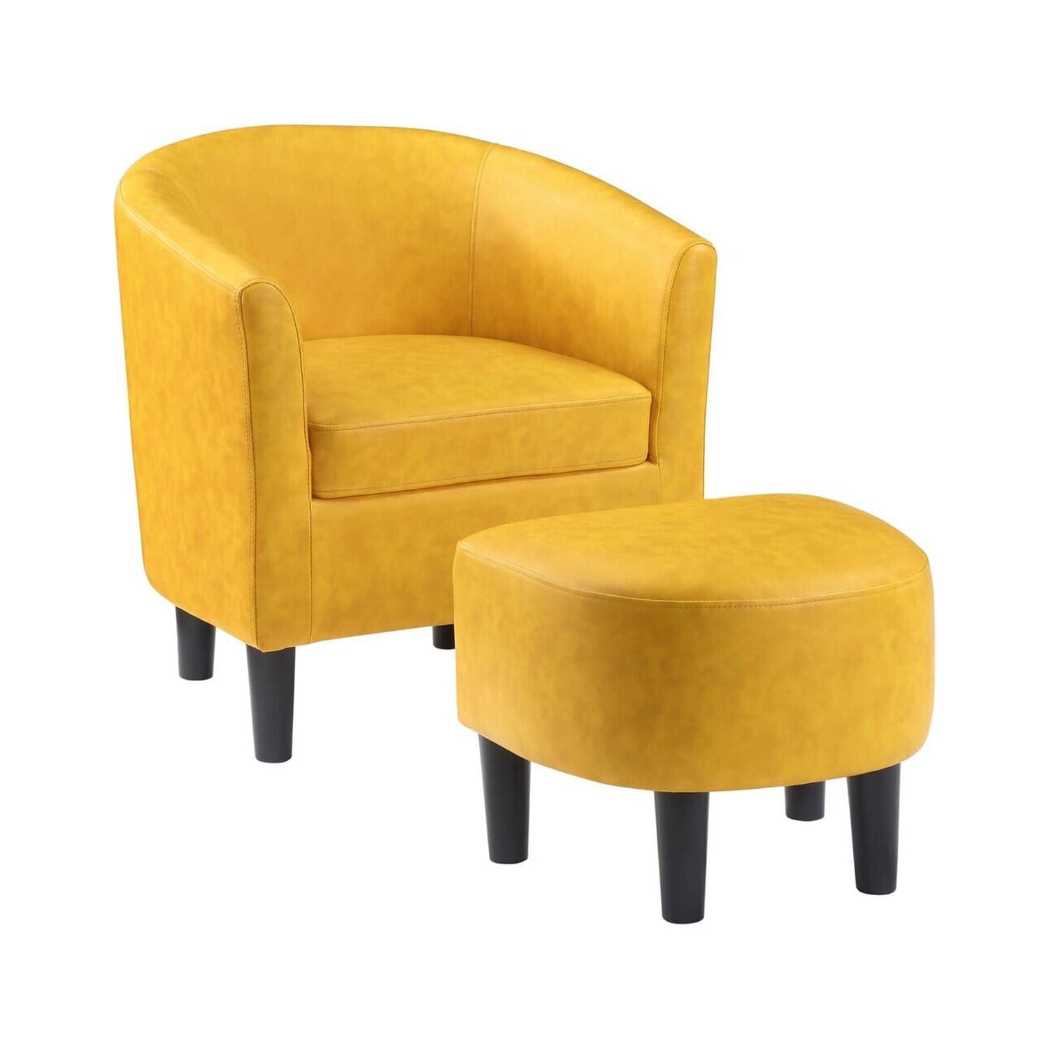 Accent Chair With Ottoman J57826