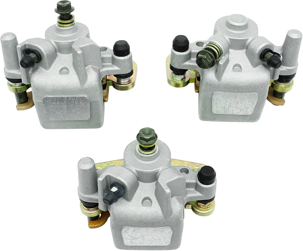 Front Left Right & Rear Brake Calipers with Pads for Can Am Outlander 330 400 500 650 850 D478