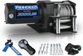 12V 3000 lb Electric Winch Kit with Steel Cable Wire Rope Waterproof IP67 W67803