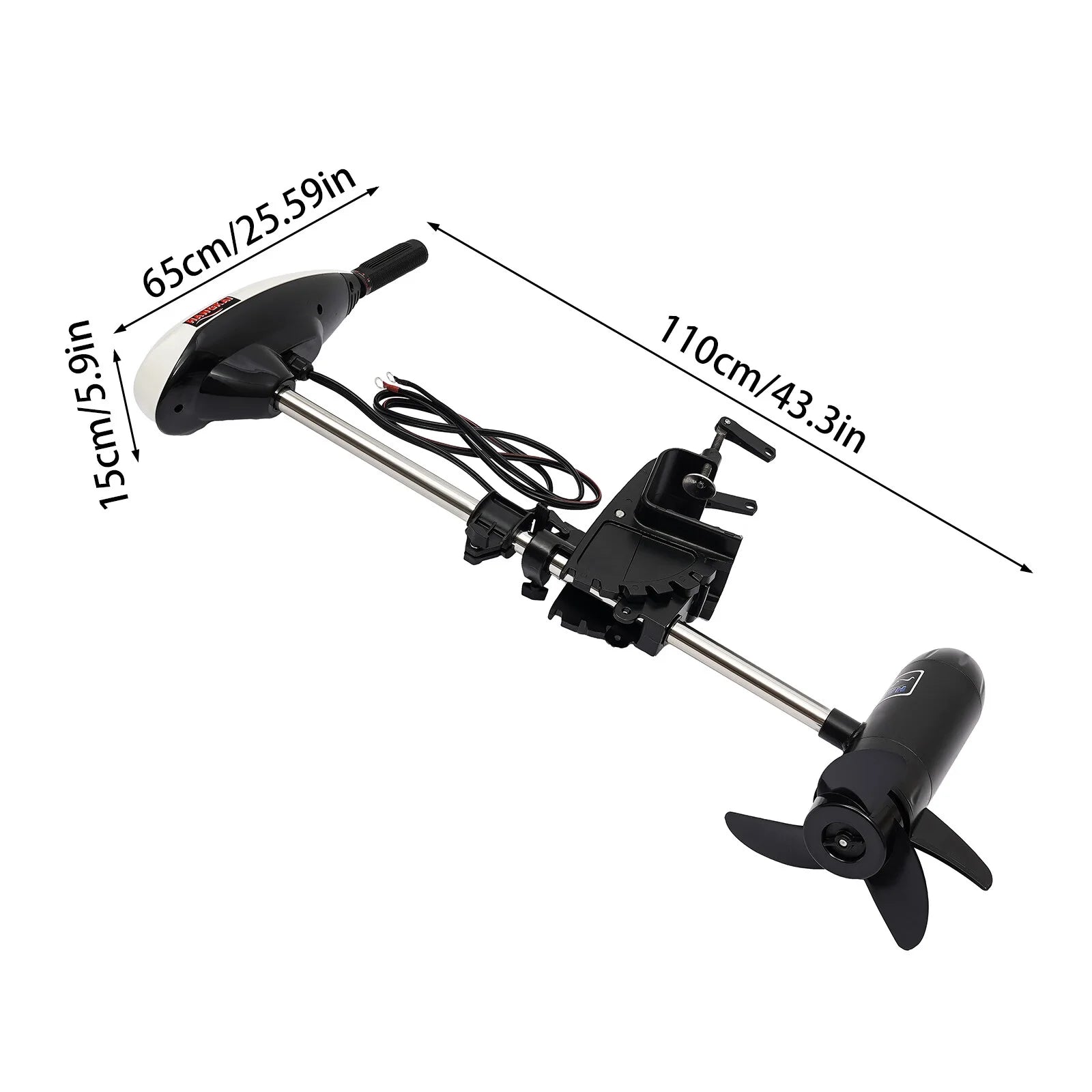 65lbs Electric Outboard Motor Trolling Brush Motor X5434