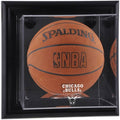Black Framed Wall-Mounted Basketball Display Case P114520