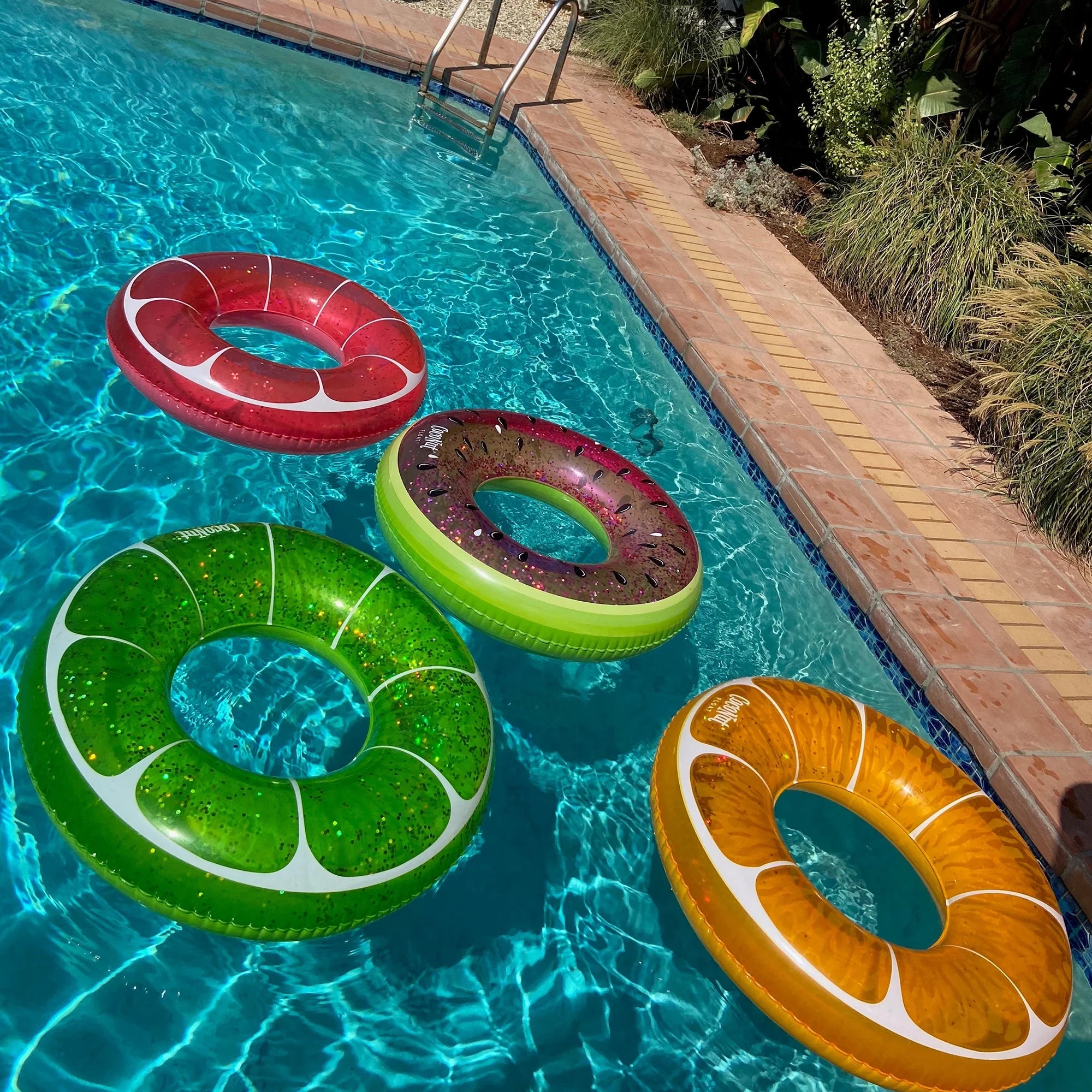 Juicy Watermelon Glitter 42" x 42" Inflatable Pool Float S6946