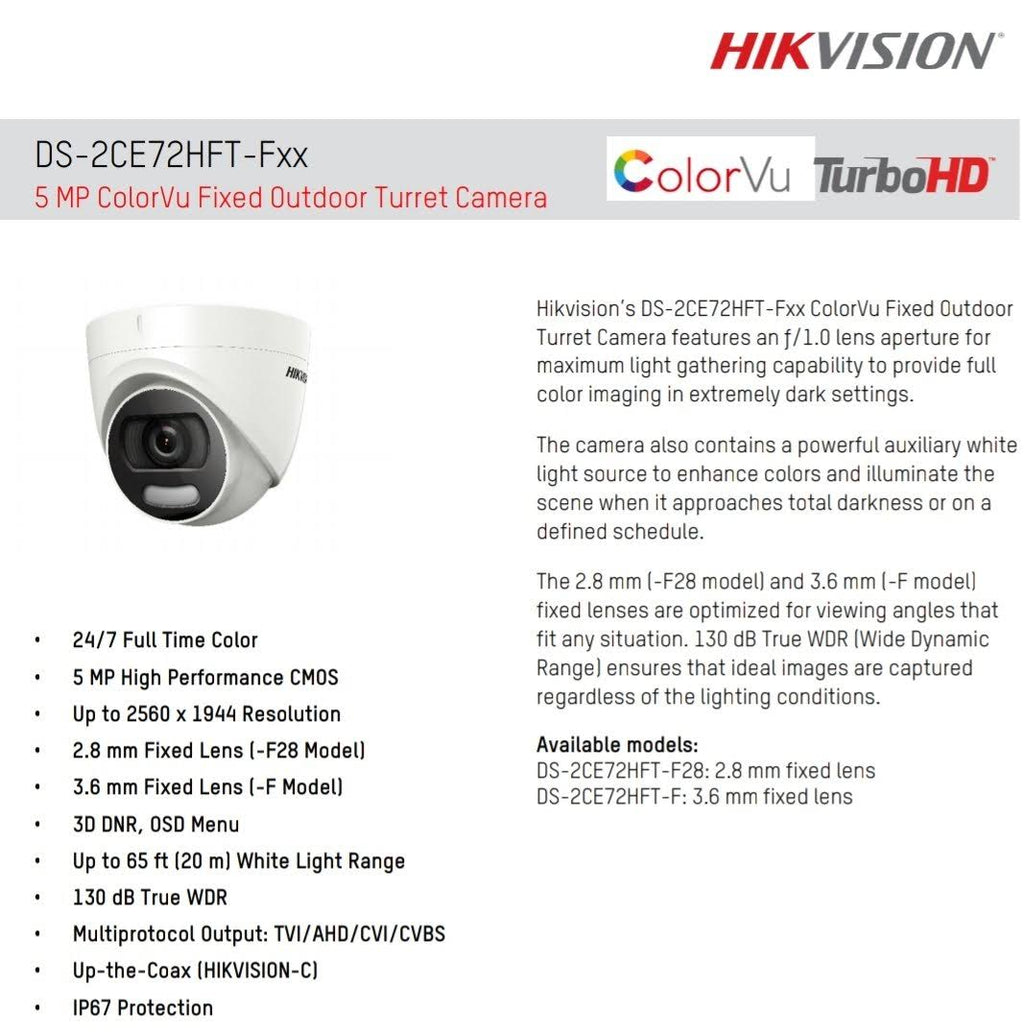 5 Megapixel Turret Surveillance Camera Q559292