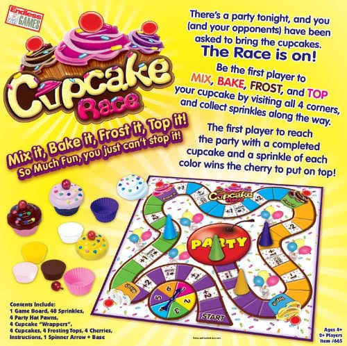 The Cupcake Race Preschool Game G39006