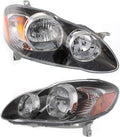 Headlight Assembly Pair for Toyota Corolla 2005-2008 D954