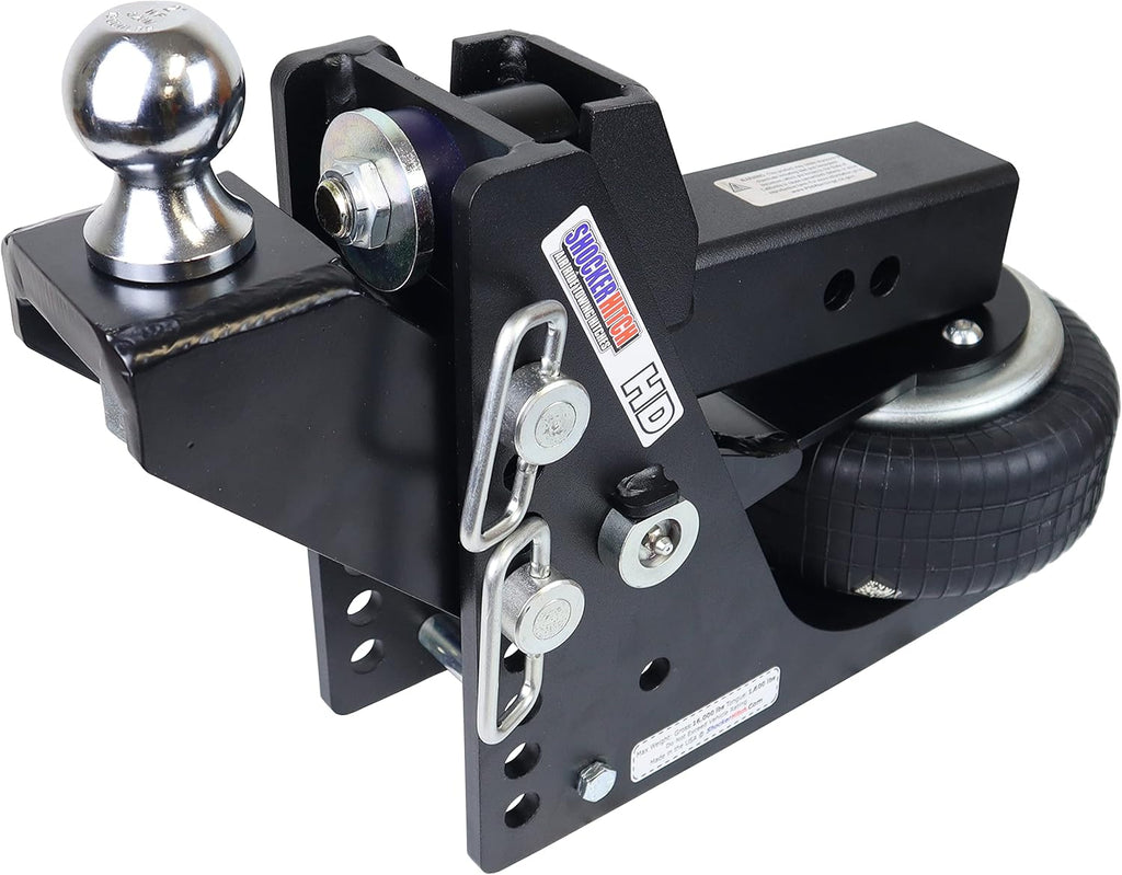 Black Air Hitch & Raised Ball Mount V608718
