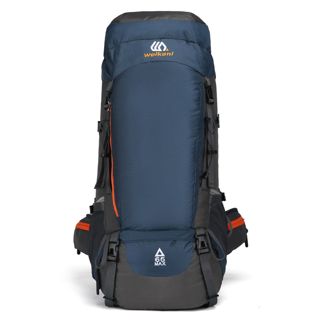 65L Water-resistant Hiking Backpack with Rain Cover F205