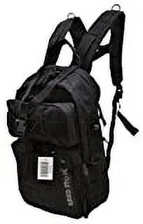 Black Tactical Hydration Pack Backpack with Molle & Chest Strap B9016