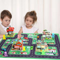 Building Blocks Set with 5 Toy Cars L632