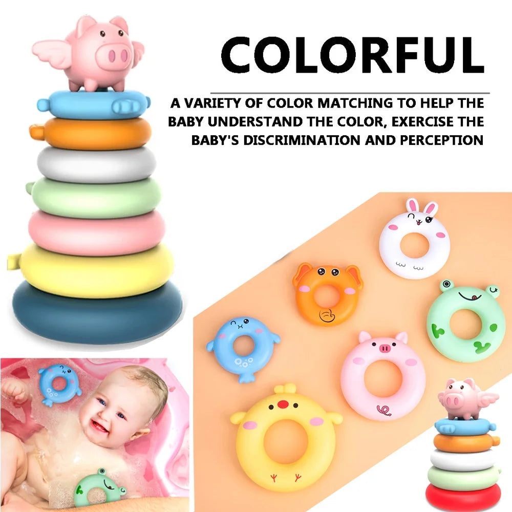 7 Pcs Stacking Tower Toy N9341