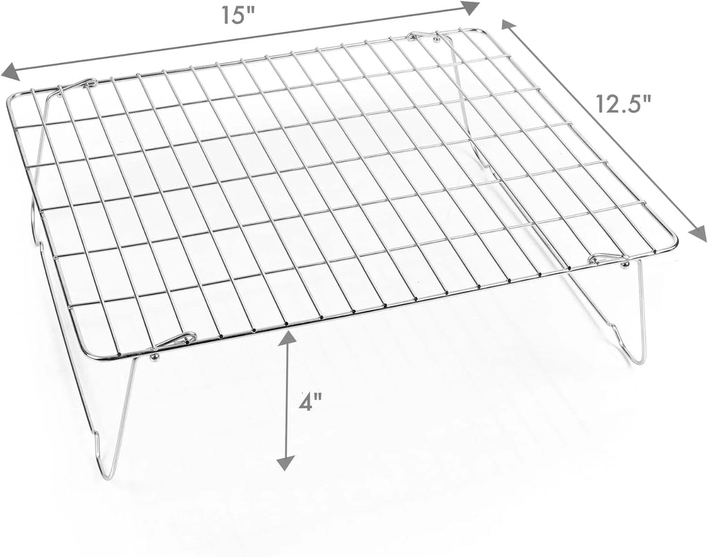Stainless Steel Accessory Shelf With Folding Legs Q8791