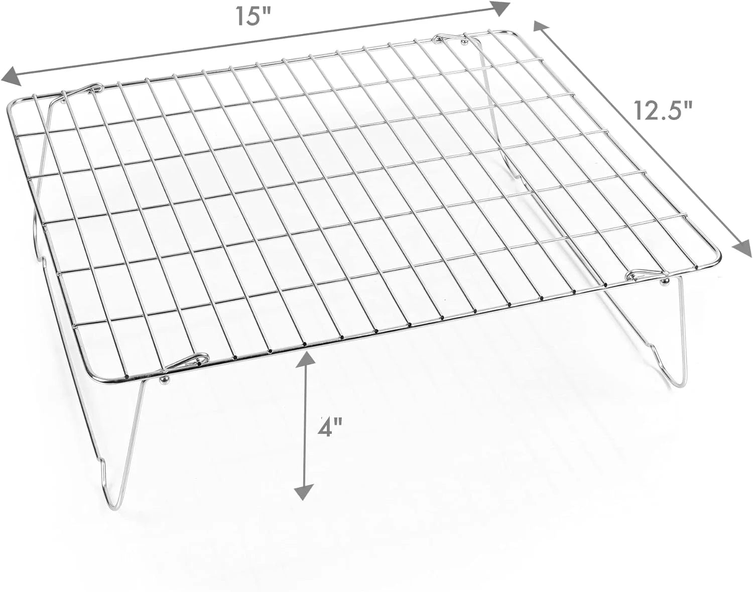 Stainless Steel Accessory Shelf With Folding Legs Q8791