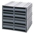 Gray 8 Drawer Cabinet F5934