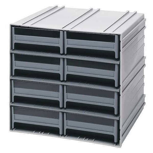 Gray 8 Drawer Cabinet F5934