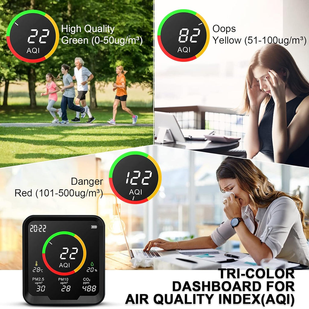 9A Air Quality Monitor CO2 Detector C4609