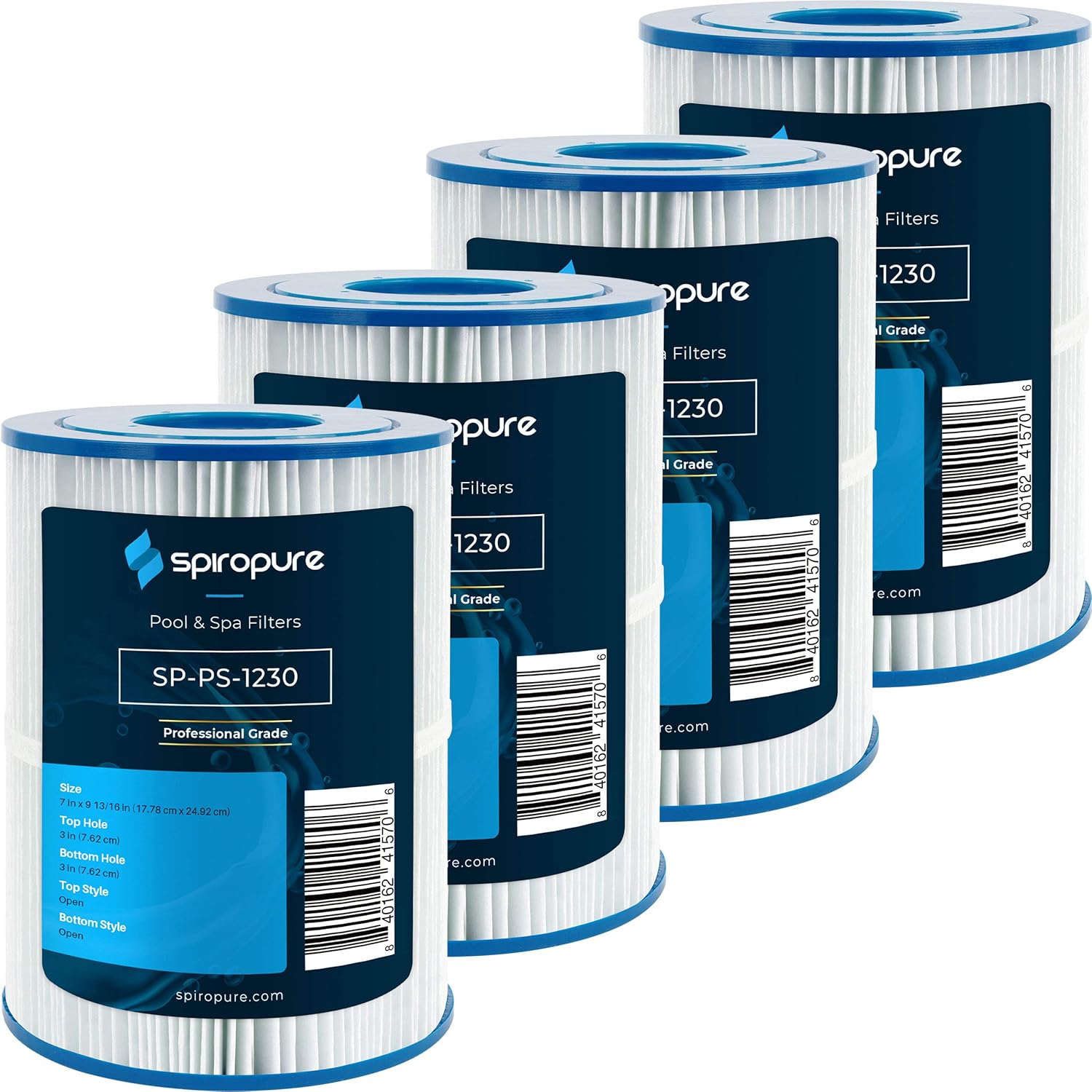Case of 4 Hot Tub Spa Pool Filter Replacement Cartridge O1000