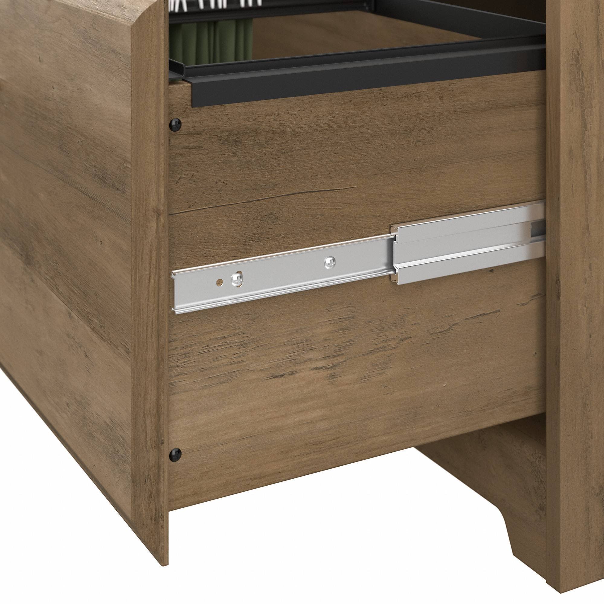 2 Drawer Lateral File Cabinet in Reclaimed Pine F44202