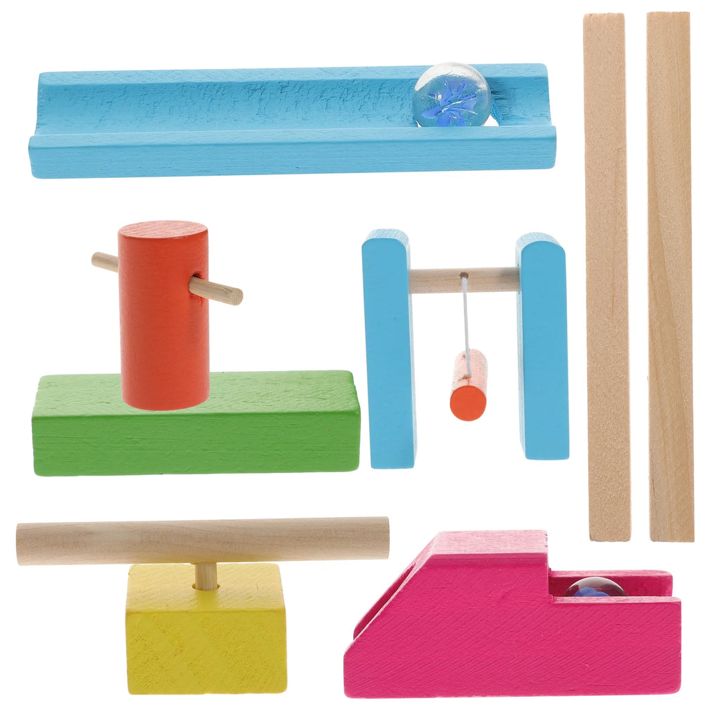 Wooden Dominoes Blocks Building Toy Educational Toys J795966