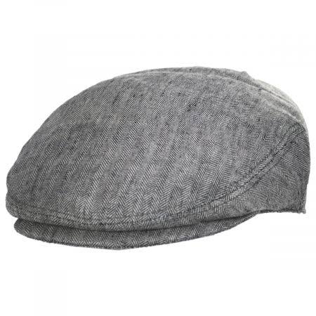 Gray Herringbone Linen Ivy Cap M652981