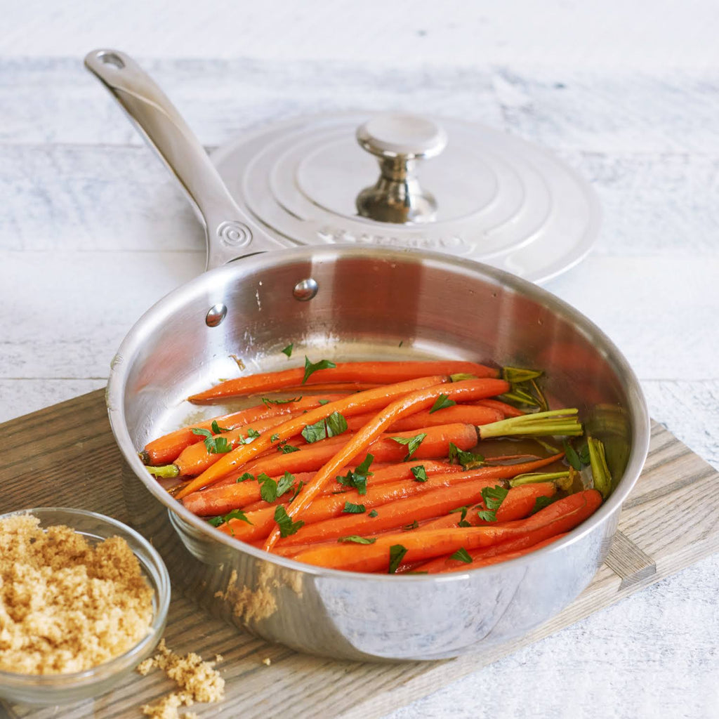 4.5-Quart Stainless Steel Saute Pan with Lid F521568