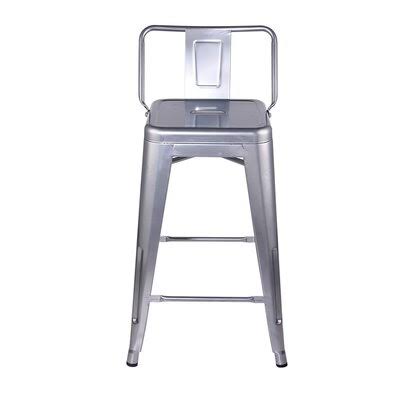 Silver 24 Bar Stool A145
