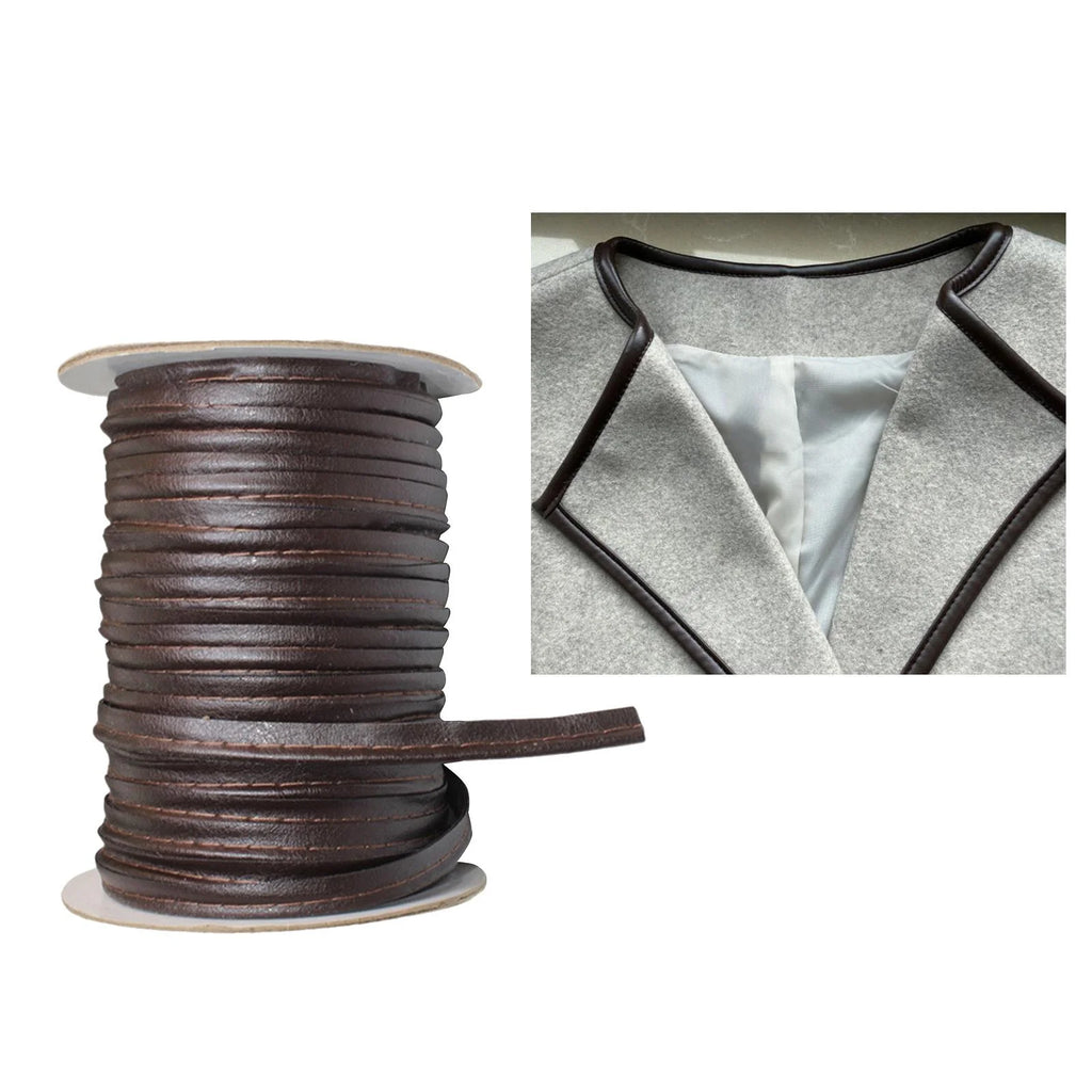Faux Leather Bias Tape 50 Yards Continuous Bulk Spool A800861