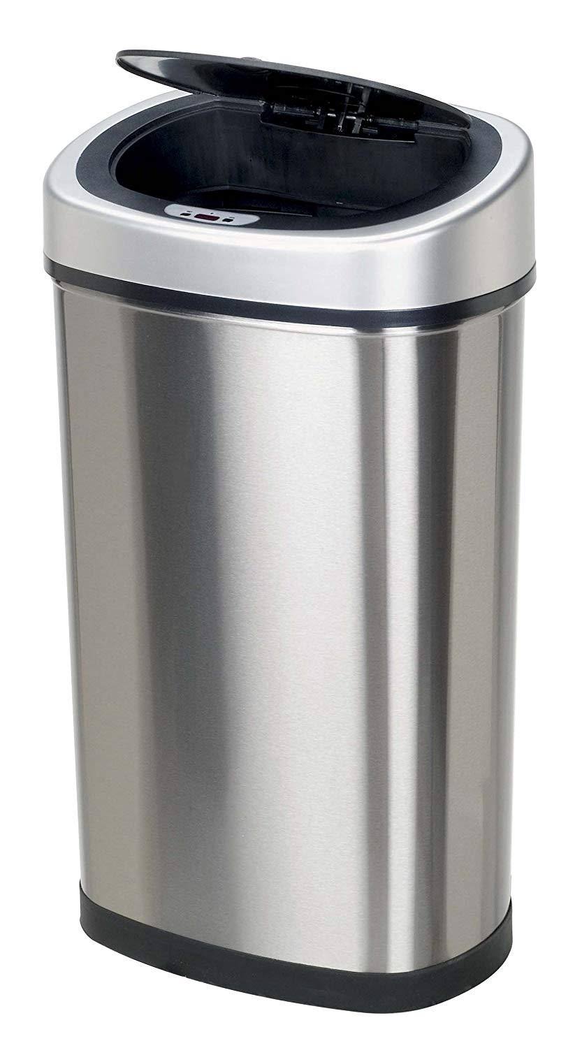 13 Gal 50L & 2 Gal 8L Stainless Trash Can Combo Set V7644