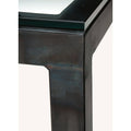 Walnut Bar Table with White Base V8347