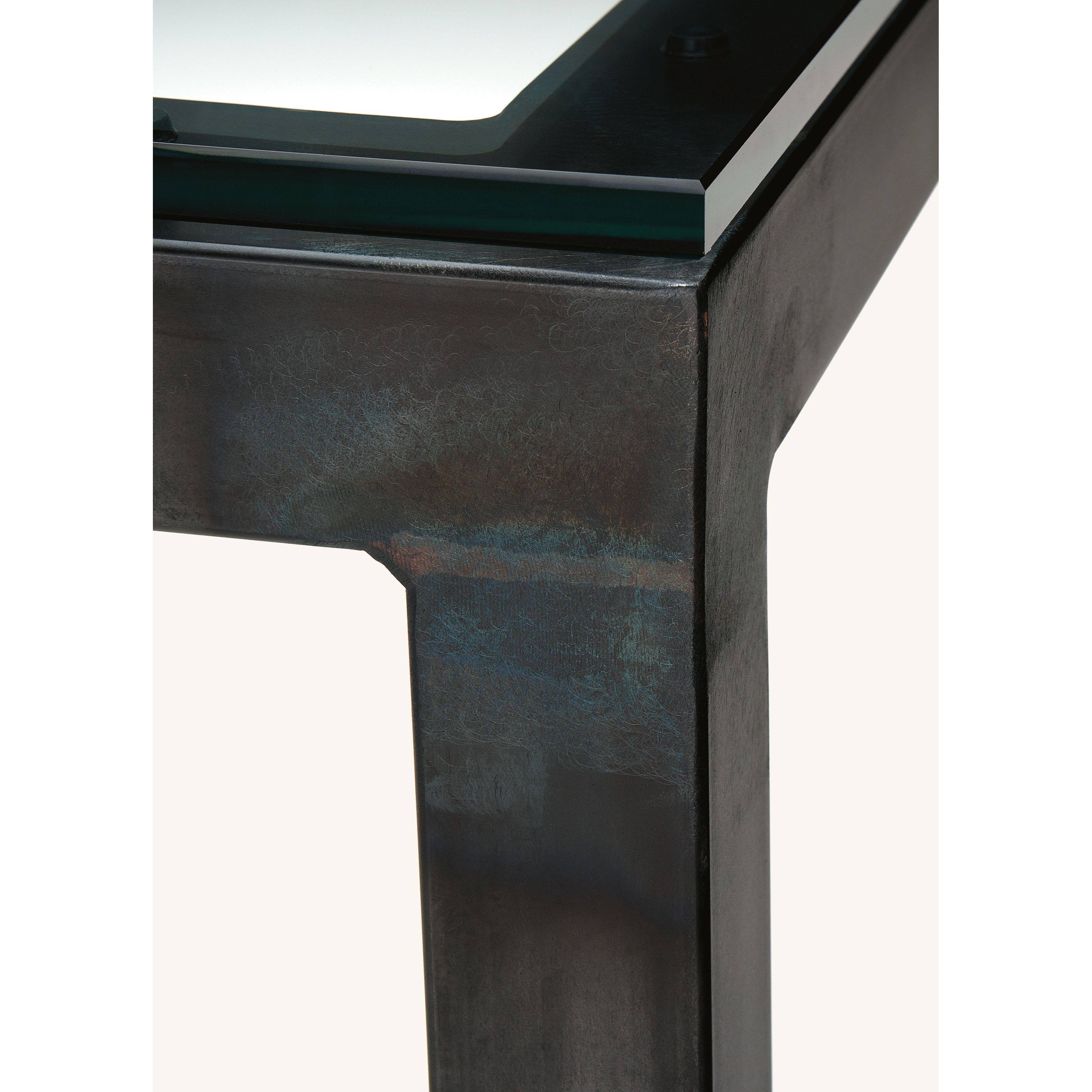 Walnut Bar Table with White Base V8347