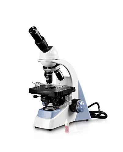 Monocular Compound Microscope, 40X-1000X Magnification, LED Illumination C80637