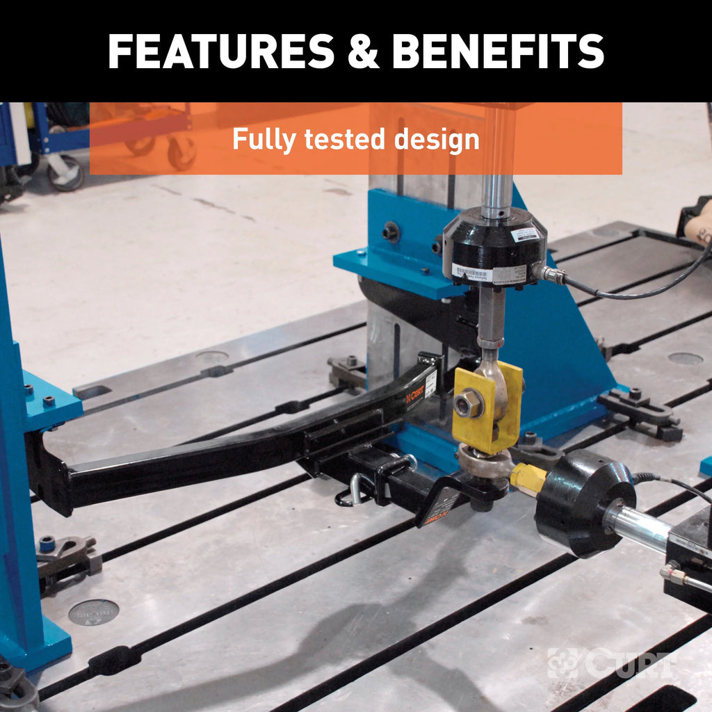 Class 2 Trailer Hitch with Installation Hardware, Pin & Clip K356
