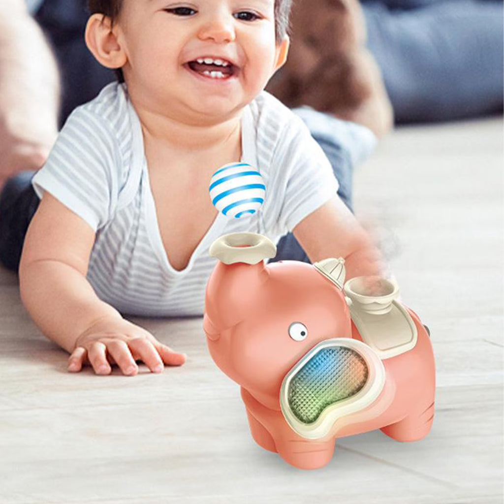 Electric Blowing Ball Baby Spray Walking Music Hoverball Toy T953