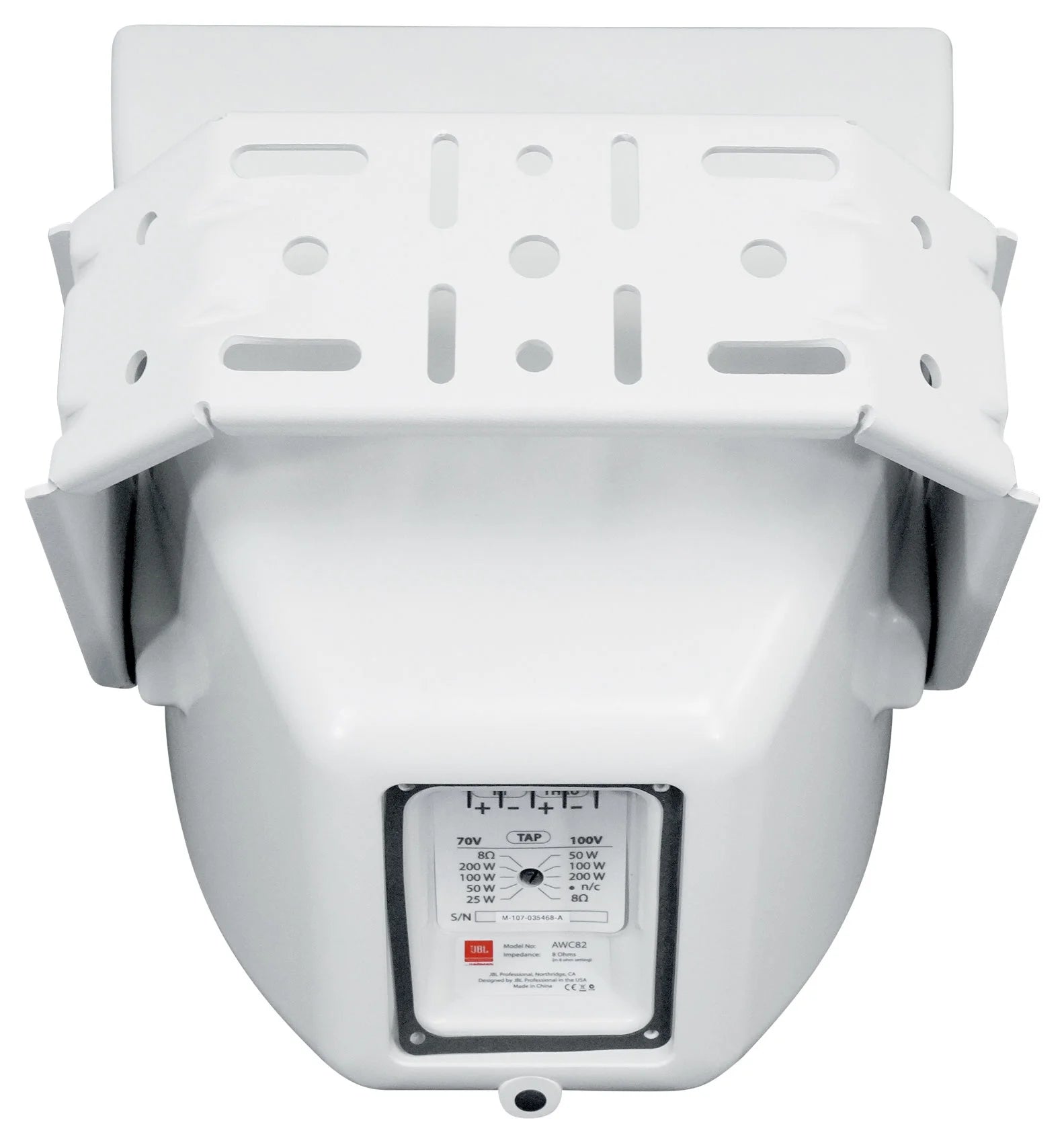 8" White Indoor/Outdoor Surface Mount Speakers O645