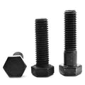 1 inch-14 x 2 1/4 inch UNS Thread Grade 5 Hex Cap Screw Medium Carbon Steel Black Oxide Pk 10 G734