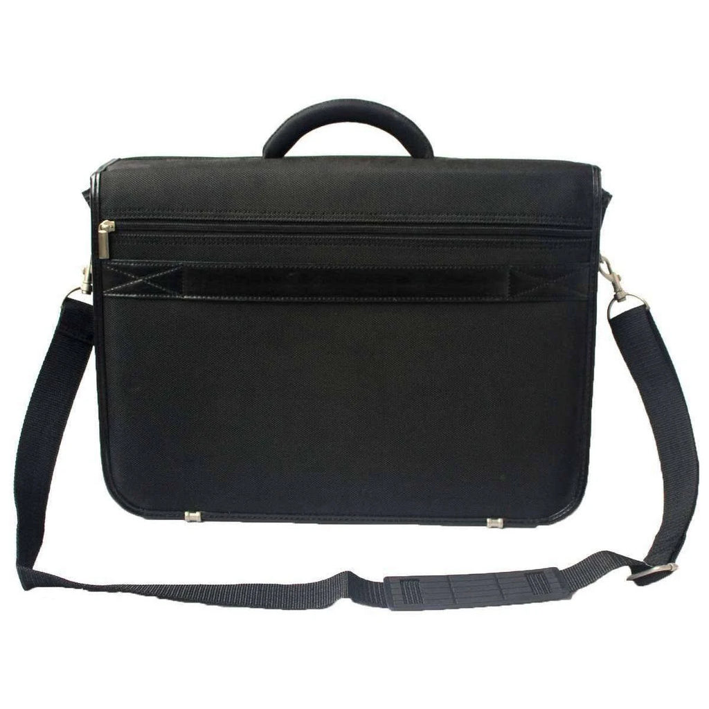 Large Flapover Briefcase - Black T54437