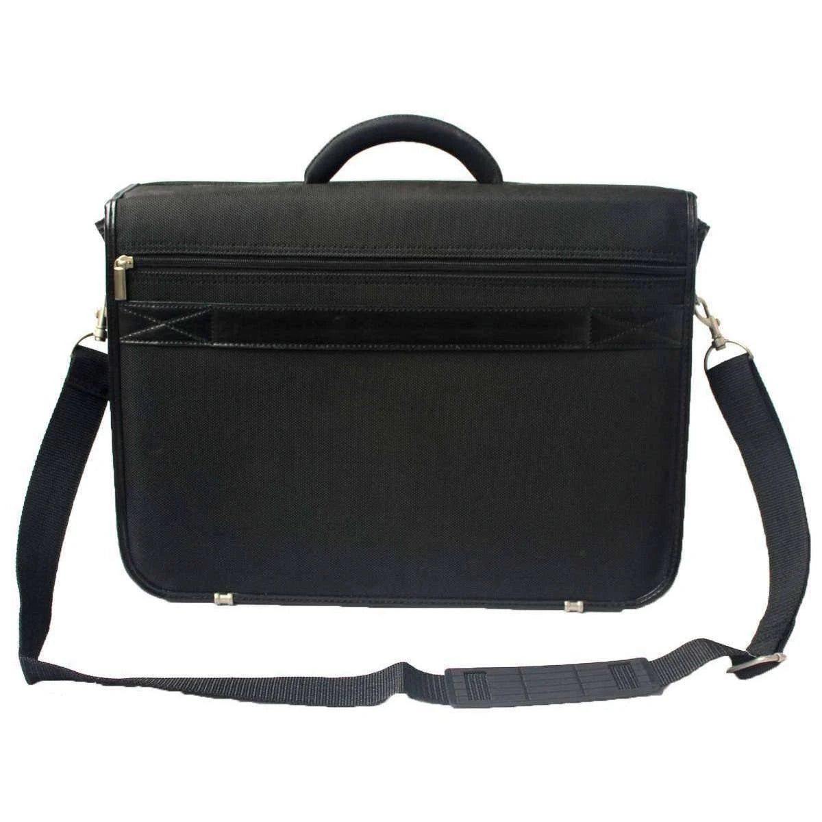 Large Flapover Briefcase - Black T54437