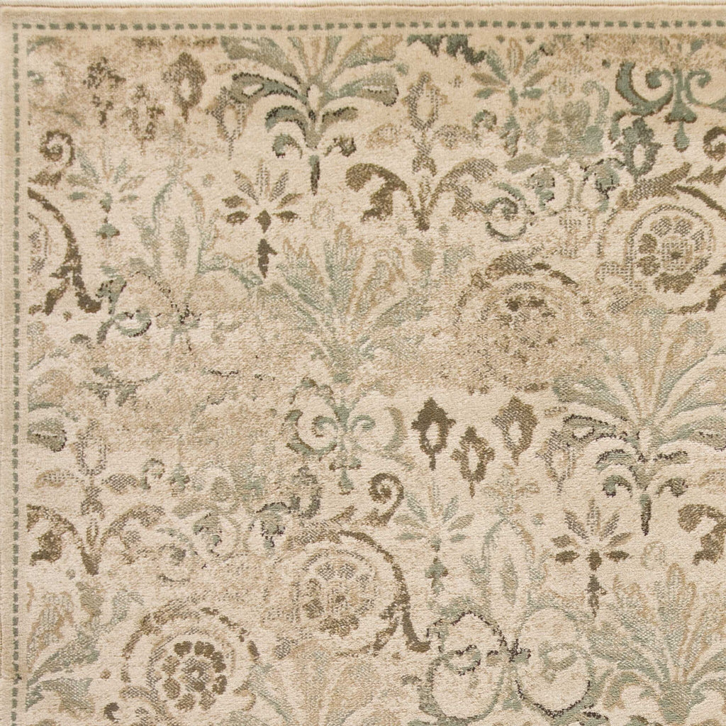 5' x 8' Ivory Vintage Area Rug I458139
