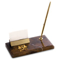 Tiger Eye Business Card Holder & Pen J210