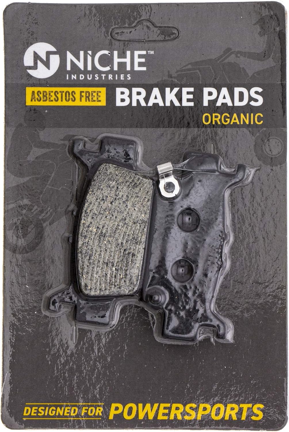 Front Left Brake Pad Set Organic Pack of 2 W184228
